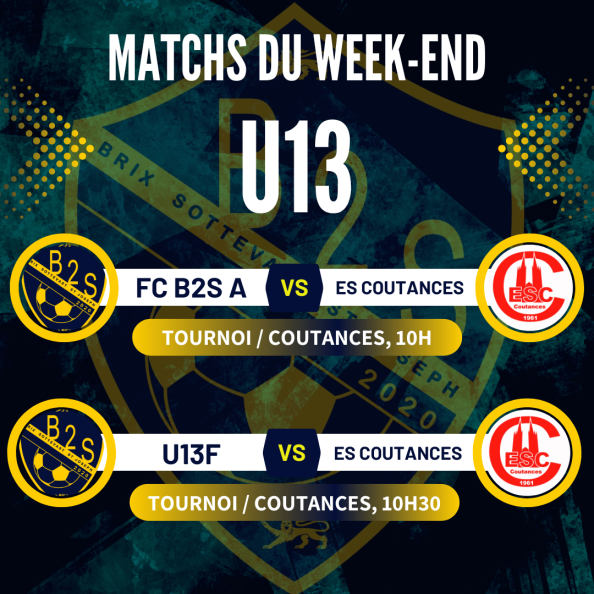Les matchs de nos jeunes ce samedi 20/02