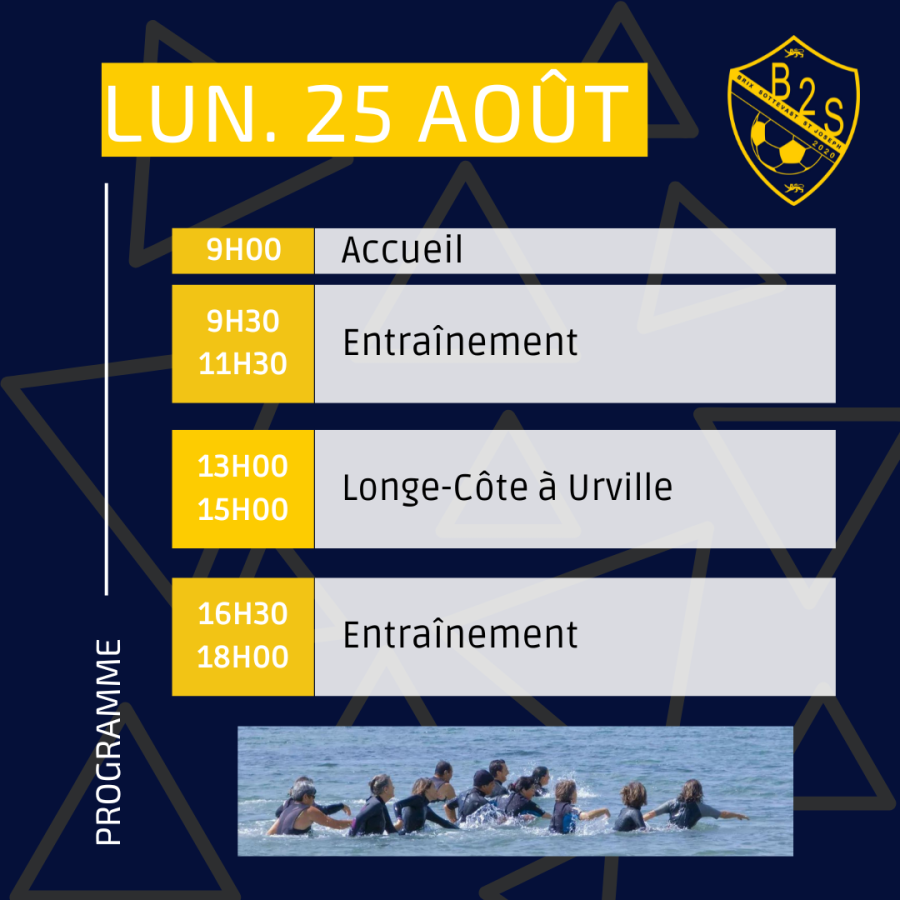 STAGE DE PRÉPARATION – U13 / U13F / U15F ⚽🖤💛