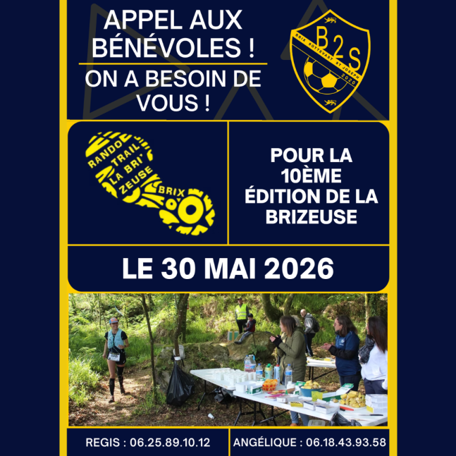 Appel aux bénévoles pour la 10è édition de la Brizeuse